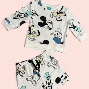 Disney Kids 2 piece set Size 12M